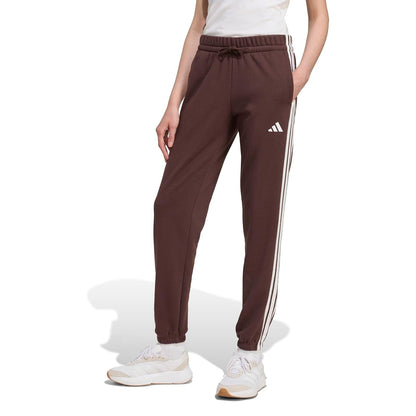 adidas Essentials pants de rizo francés con 3 rayas - café - Blanco - M