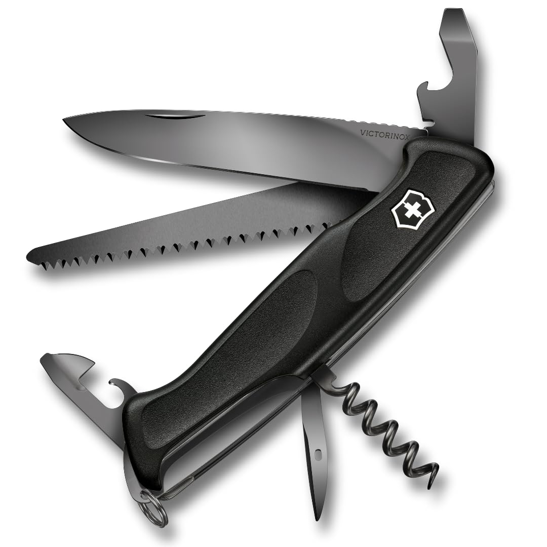Victorinox Ranger Grip 55 Onyx Black, 12 Usos