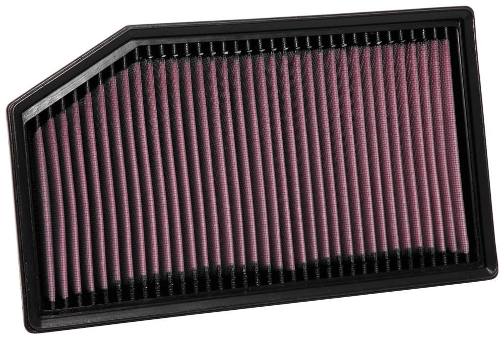 K&N 33-5076 Filtro Aire Alto Rendimiento Lavable para Jeep Wrangler JL/Gladiator 18-20