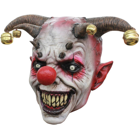 Máscara de Látex de Jingle Jangle Payaso Creepy Asesino del Terror, Máscaras de Payasos Siniestros Ideal para Halloween y Fiestas de Disfraces