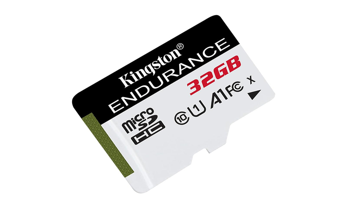 Kingston MicroSDHC Endurance 32GB (Sin Adaptador a SD) Clase 10, UHS-I, U1, A1 Lectura: 95MB/s y Escritura: 30MB/s (SDCE/32GB)