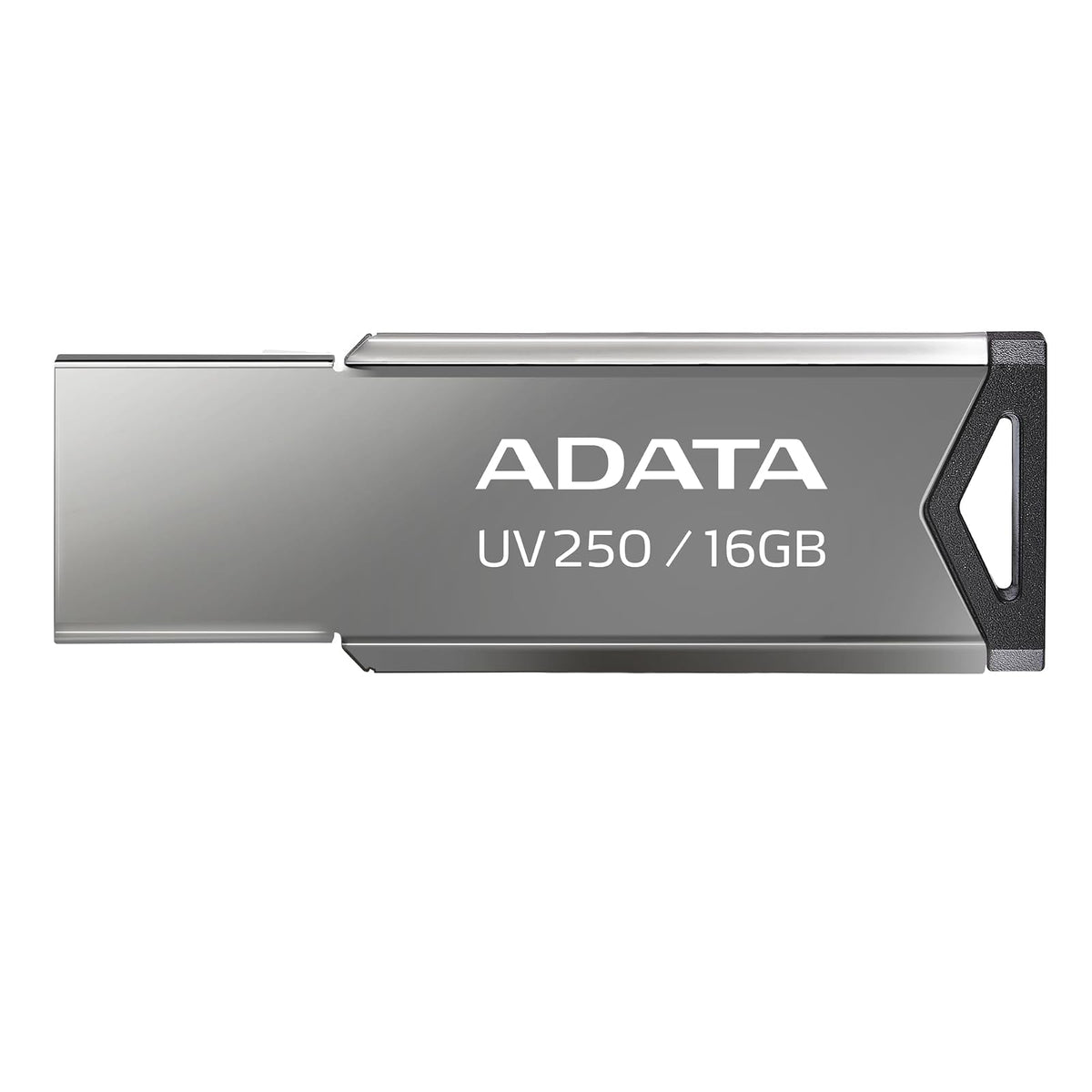 ADATA 16 GB Memoria Flash USB 2.0 Color Plata con Negro (Modelo UV250)