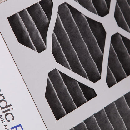 Nordic Pure 20x25x5LXREDPM12C-1 Lennox X6673_X6675 Replacement MERV 12 Pleated Plus Carbon Filter