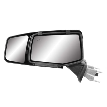 Fit System Espejo de Remolque Snap & Zap 80930 para Silverado/Sierra 1500 2019-2024, Negro