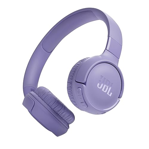 JBL Tune 520BT Audífonos Inalámbricos Bluetooth, Drivers de 33mm, Reproducción 57 Horas, Asistente de Voz - Morado