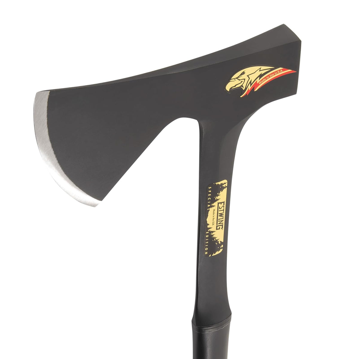 Estwing Special Edition - Hacha de madera de 66 cm con construcción de acero y mango de reducción de impactos, E45ASE, color negro