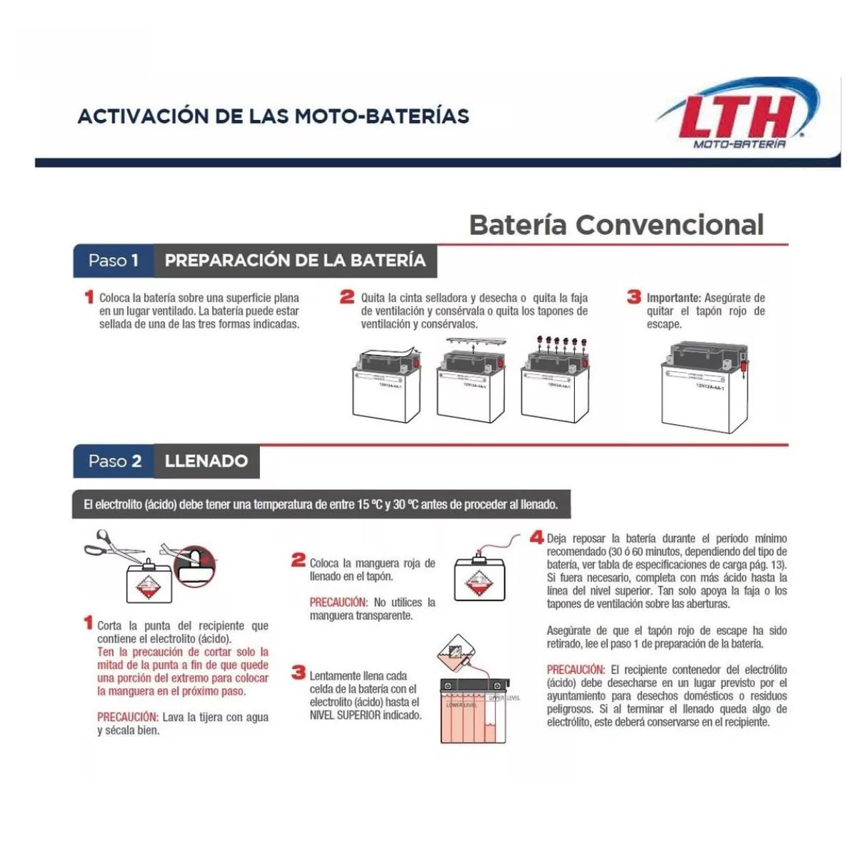 MOTOBATERIA LTH - 12N5-3B