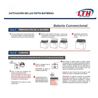 MOTOBATERIA LTH - 12N5-3B