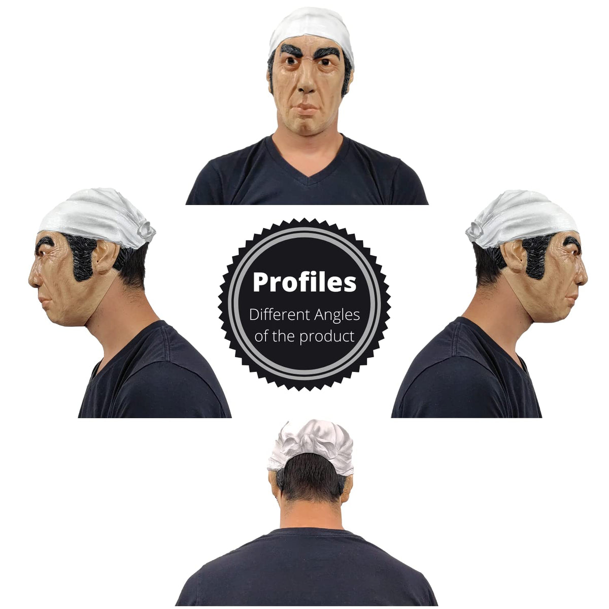 Ghoulish Productions - Máscara de Morelos, Día de Muertos y Halloween, Unisex, Adultos