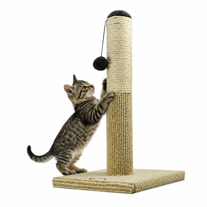 Fancy Pets Poste Rascador de 55 centímetros para Gato Color Natural