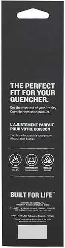 Stanley - Popotes reutilizables para enfriar, paquete de 4 popotes reutilizables sin BPA, para beber limpiamente, perfectas para vasos de Stanley de 14 a 20 onzas, transparente