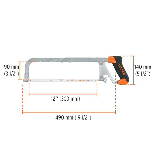Truper APT-12, Arco 12" profesional ajustable de solera para segueta
