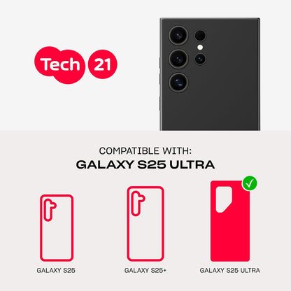 Tech21 EvoArmor - Funda para Samsung Galaxy S25 Ultra - con imanes - Protección de Grado Militar - Negro