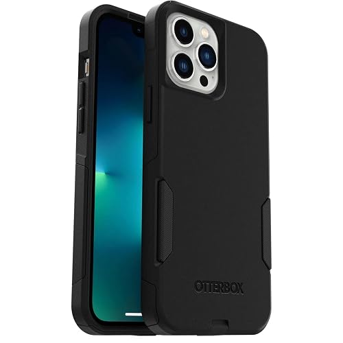 Otterbox Funda para iPhone 13 Pro MAX Y iPhone 12 Pro MAX Commuter Series, Delgada Y Resistente, Apta para El Bolsillo, con Protección para Puertos Negro