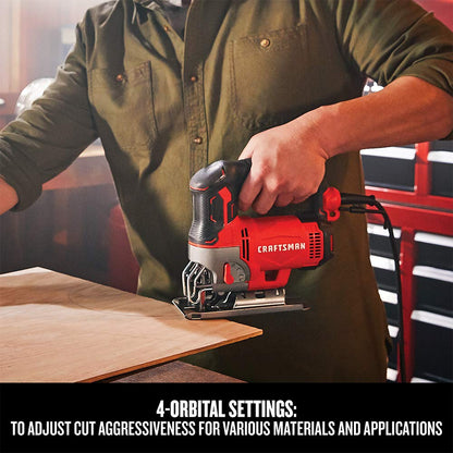 CRAFTSMAN Sierra de calar, 6.0 Amp, con cable (CMES612)