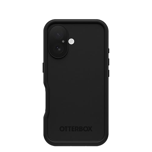 OtterBox - Funda Impermeable para iPhone 16 Serie FR, con MagSafe (diseñada por LifeProof), Color Negro, Impermeable, 60% plástico Reciclado, Elegante y Elegante