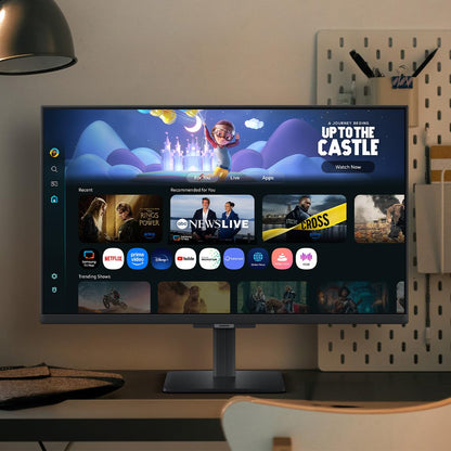 Samsung Smart Monitor LS27FM500ELXZX 27" FHD 60Hz, Panel VA, TV Plus, Resolución FHD, Tiempo de Respuesta 4ms (GTG), Brillo 200 CD/m