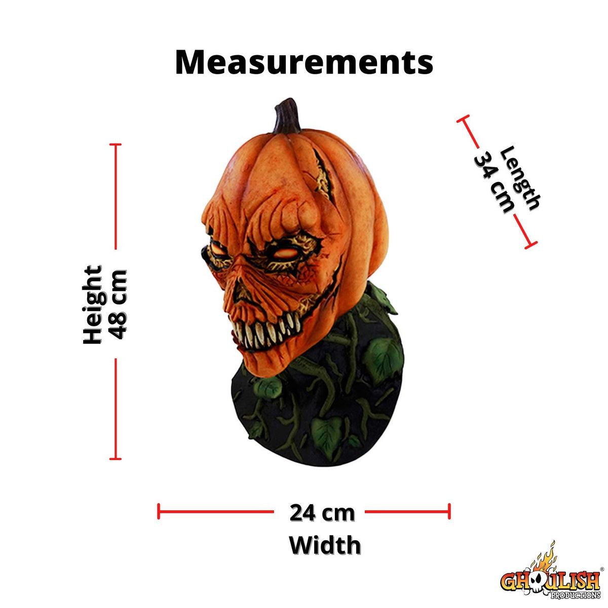 Adult Possessed Pumpkin Mask