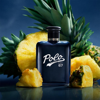 Ralph Lauren Polo 67 Eau de Toilette - Perfume para Hombre, Aroma Fresco y Amaderado con Notas de Piña, Bergamota, Fondo de Vetiver que Aporta Profundidad, Fragancia Original y Duradera