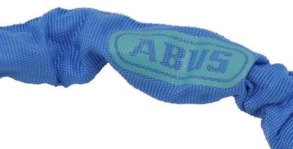 ABUS Cerradura de cadena Tresor 1385/75 Neon - cerradura de combinación de acero templado - cadena cuadrada de 6 mm de grosor - nivel de seguridad 6-75 cm - azul