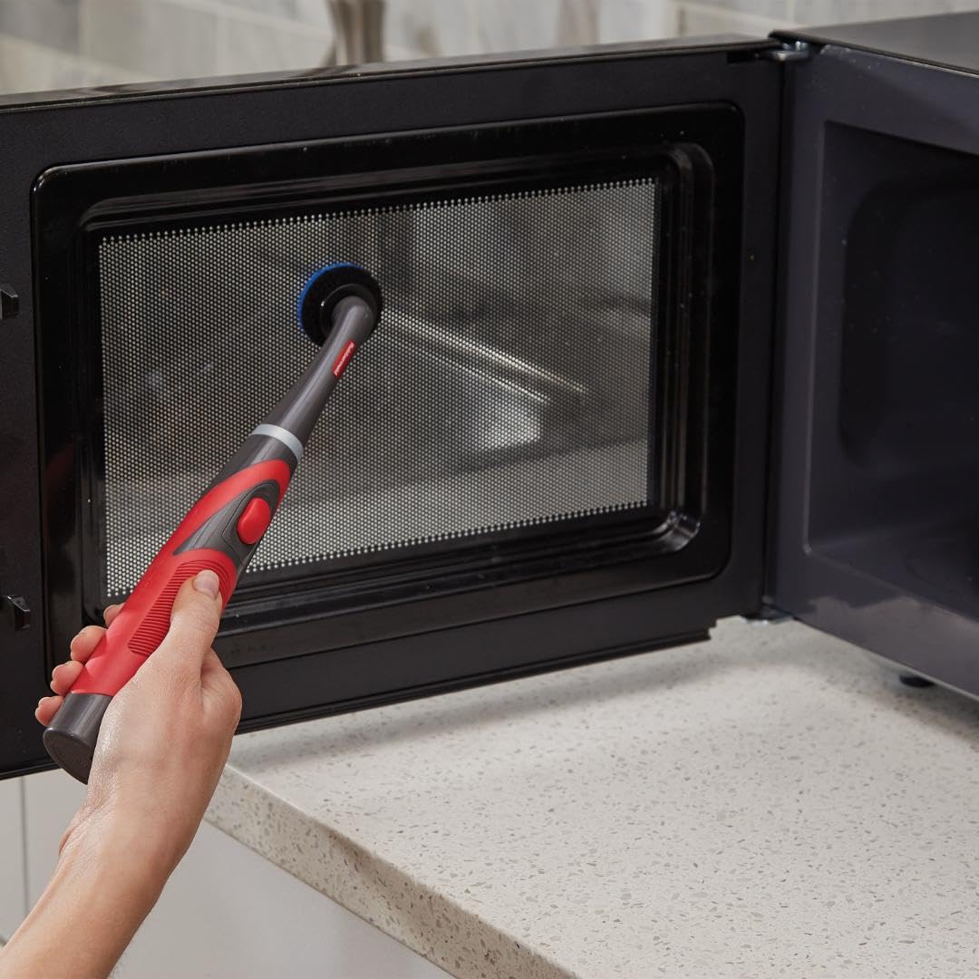 Rubbermaid Reveal Power Scrubber fijable y Cabezal de Cepillo para Polvo XL, para Cepillo para Polvo eléctrico inalámbrico Alimentado por Pilas, Ideal para