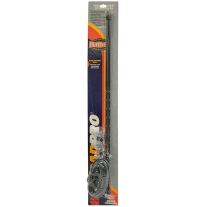 RoadPro RPPS-23KB Platinum Series Black 3 pies 1000 W Kit de Antena CB de Montaje de Espejo Dual