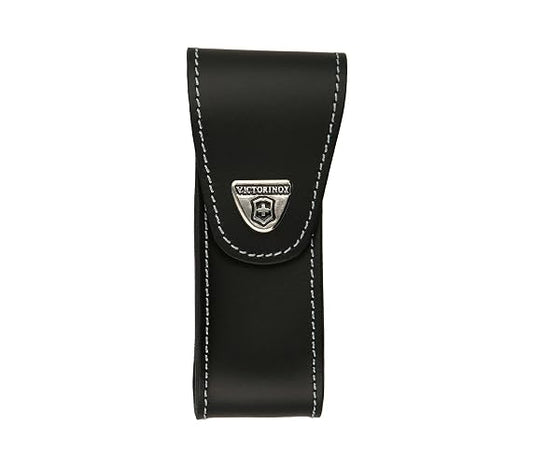 Victorinox Funda de Piel, 120 mm, Negra