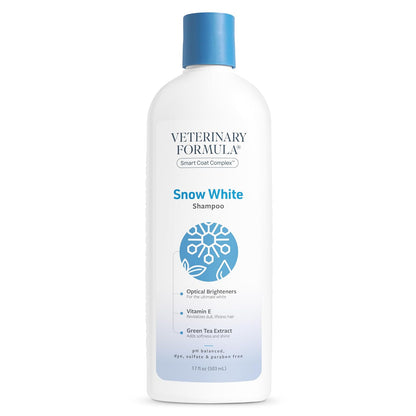 SynergyLabs Veterinary Formula Solutions Snow White Shampoo; 17 fl. oz.