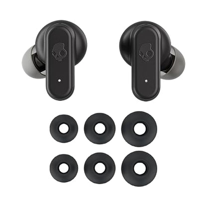 Skullcandy Dime 3 Auriculares In-Ear Inalámbricos, 20 h de Autonomía, Micrófono, Compatibles con iPhone Android y Dispositivos Bluetooth, Blanco