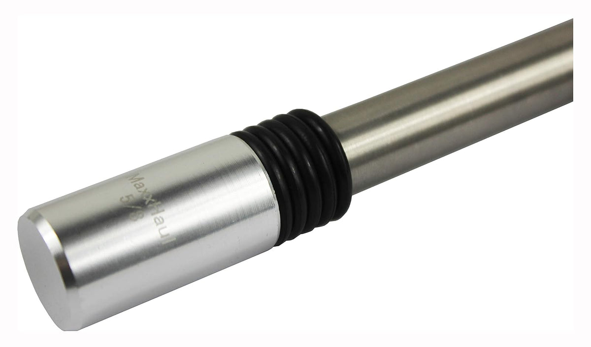 MaxxHaul 50152 - Juego de pasadores de Bloqueo de Enganche de Acero Inoxidable de 5/8 Pulgadas y 1/2 Pulgadas de diámetro con Clip de Seguridad y Juntas tóricas antirsonajero para receptores de