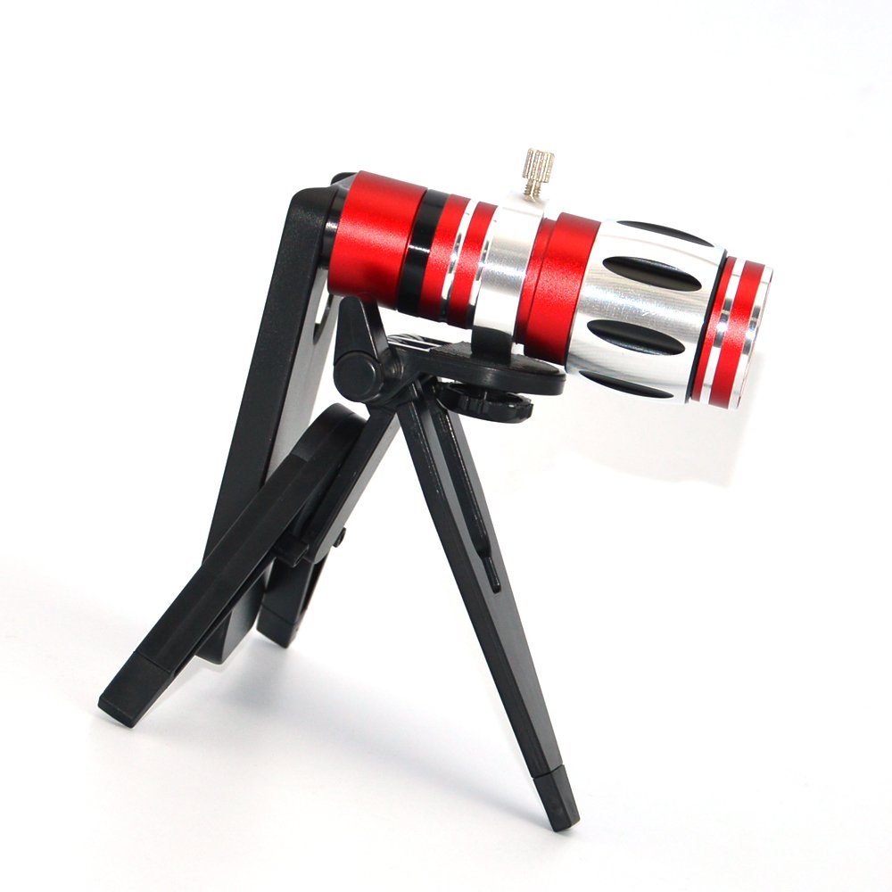 Apexel 12.5x Zoom Long Focus Camera Lens with Mini Tripod/Back Cover for Apple iPhone 5/5S