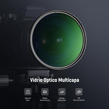 NEEWER 58mm Filtro CPL con Tapa Lente, Filtro Polarizador Circular Ultradelgado Multirresistente con Nanorrecubrimiento con Vidrio Optico HD para Lente Cámara, Reduce Reflejo y Deslumbramiento