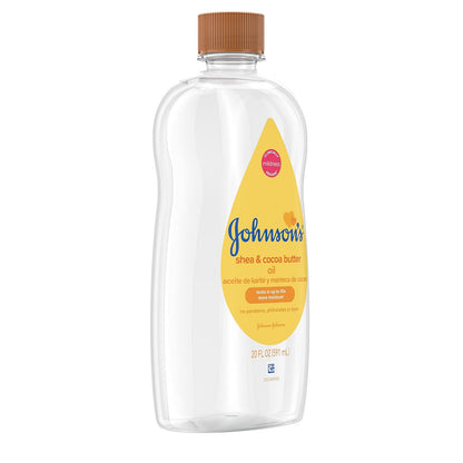 Johnson's Baby Oil With Shea & Cocoa Butter, 20 Fl. Oz