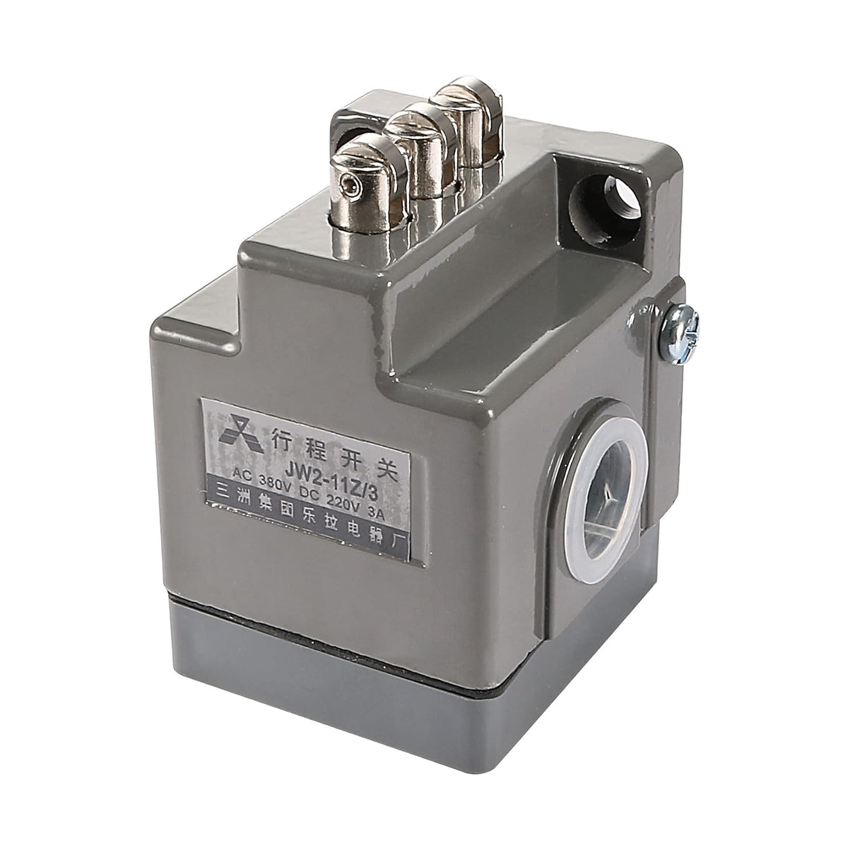 uxcell 3NO 3NC 3 Interruptor de límite de posición del émbolo de rodillo paralelo JW2-11Z/3 gris para interruptor de puerta de impresora 3D CNC Mill | JW2-11Z/3, interruptor de puerta de impresora 3D Mill