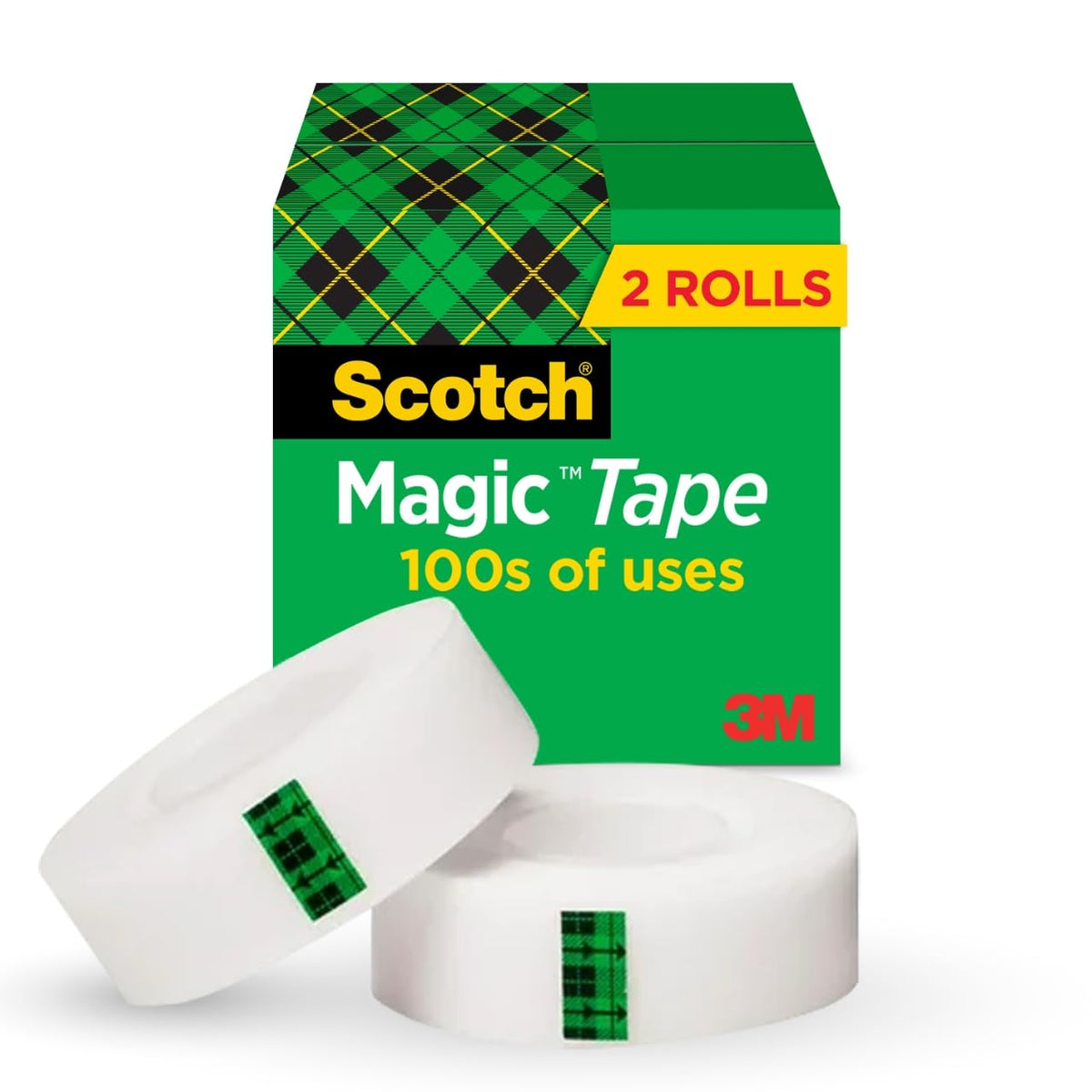 Scotch Magic Tape, 3/4 x 1000 Inches, 2 Boxes/Pack (810K2)