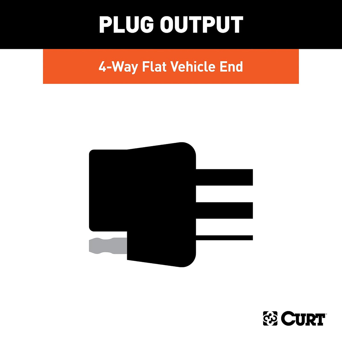 Curt 55359 - Arnés de cableado Personalizado para Remolque de 4 Pines, Compatible con Chevrolet S-10, GMC Sonoma, Isuzu Hombre