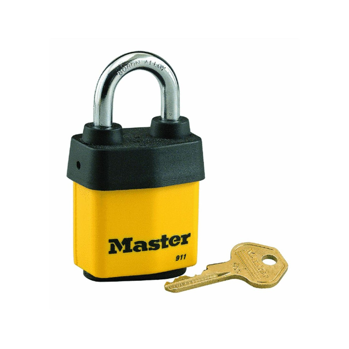 Master Lock Candado de acero laminado cubierto, 2-1/8 pulgadas de ancho, 911DPF