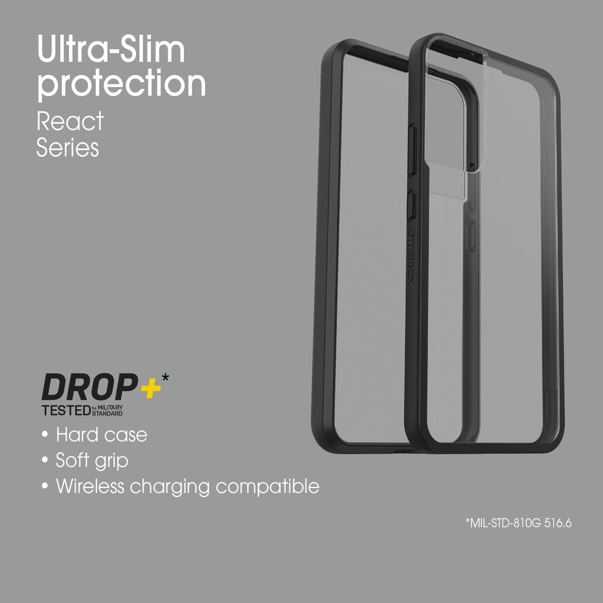 OtterBox - Funda para Galaxy S22+ Prefix Series, Color Rosa para Fiesta, Ultrafina, amigable con el Bolsillo, Bordes elevados Que protegen la cámara y la visualización, Compatible con Carga