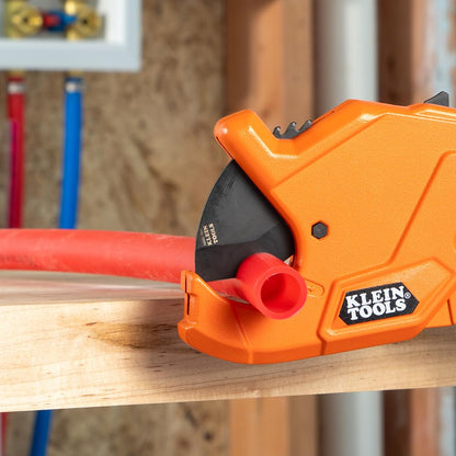 Klein Tools Cortador de Tubo de PVC con Carraca, 1-1/4 Pulgadas