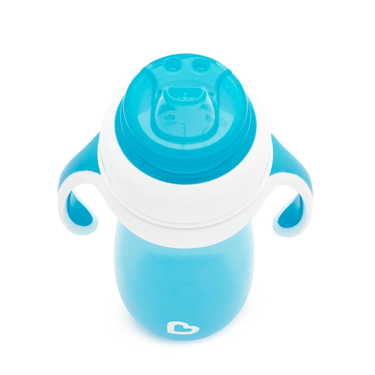 Munchkin® Gentle™ - Taza para sorber de transición con asas de entrenamiento, 10 onzas, paquete de 2, azul/verde