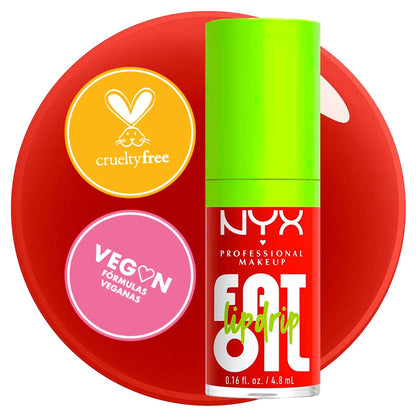 NYX Professional Makeup Fat Oil Lip Drip Gloss Sprinkle Sprinkle 4.8ml - Losin Cone-Trol