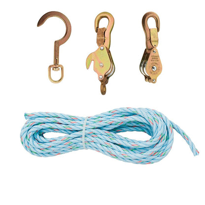 Klein Tools Bloque y Tackle, 750 libras, Compatible con múltiples vehículos, Bloque de polea, Silver, Industrial