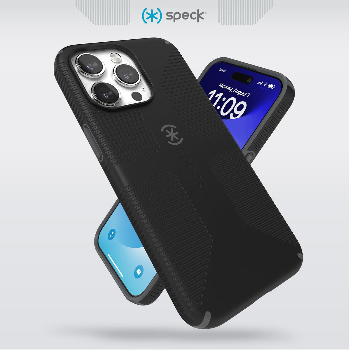 Speck MagSafe - Funda para iPhone 15 Pro MAX, protección contra caídas y cámaras, Agarre Seguro Suave al Tacto, Compatible con Carga inalámbrica, se Adapta a Todos los Modelos de 6.7 Pulgadas