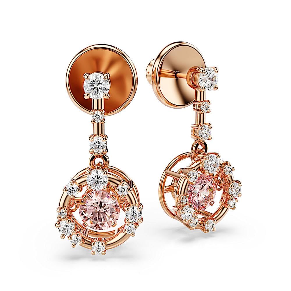 Swarovski Constella 5744239 Pendientes rosa