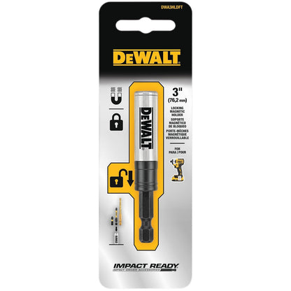 DEWALT Portapuntas magnético de 3 pulgadas con bloqueo (DWA3HLDFT)