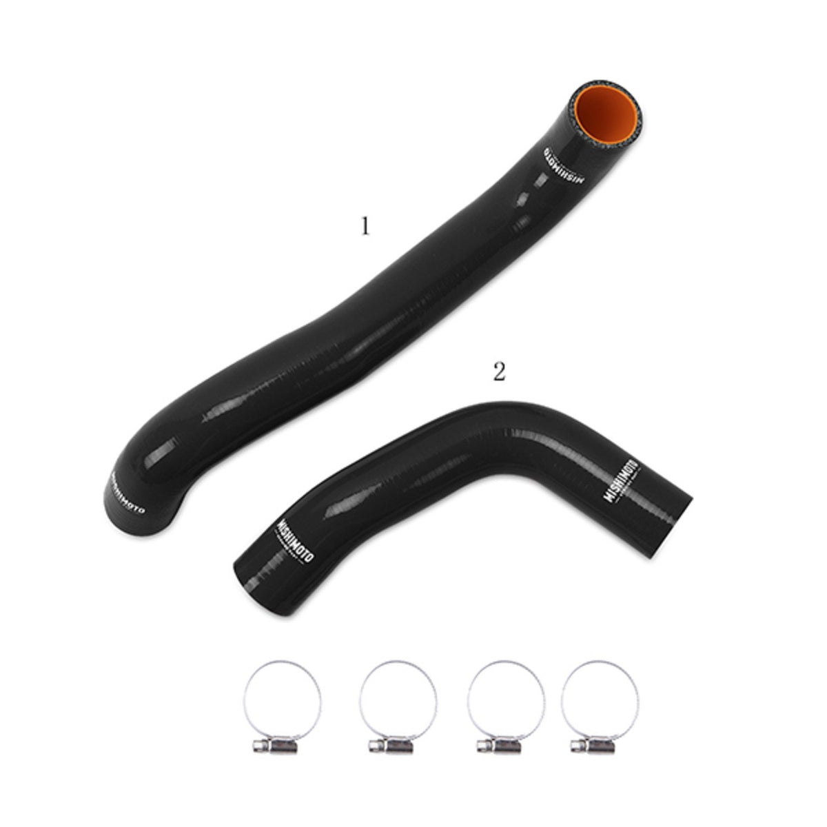 Mishimoto Kit de Manguera de Radiador de Silicona MMHOSE-STI-08BK | Negro, Compatible con Subaru WRX 2008-2014 y STI 2008-2015