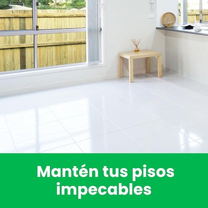 Scotch-Brite 3M Cubeta con Exprimidor 10 L Material Reciclado Gris | Ideal para trapear pisos, Exprimidor integrado, Evita contacto directo con el agua, Asas seguras, Capacidad de 10 litros