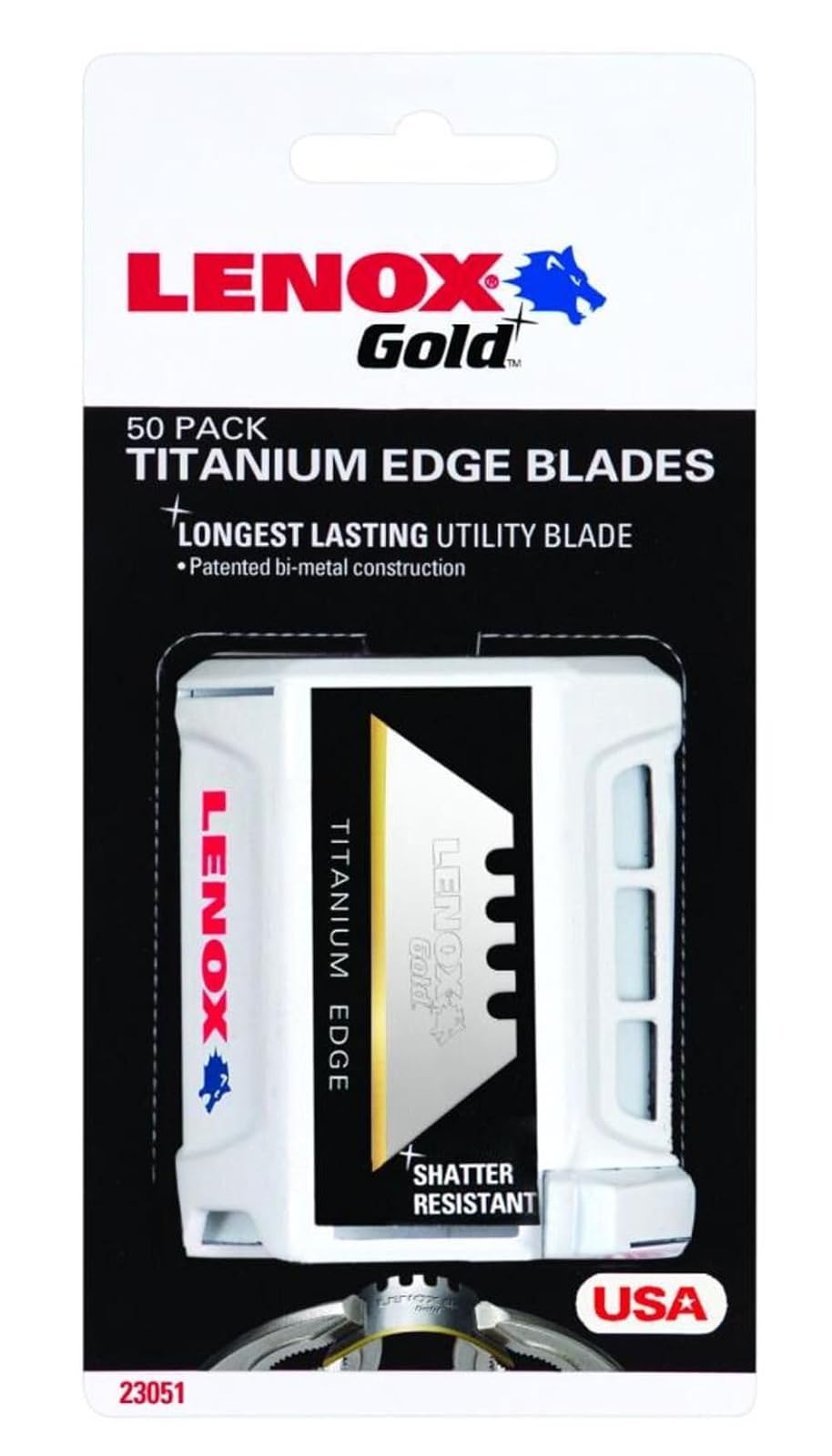 LENOX Utility Knife Blades, 50-Pack (20351GOLD50D)