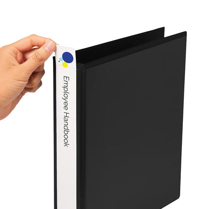 AVERY Avery-Dennison 89105 Insertos de lomo de carpeta, capacidad de 1-1/2 pulgadas, 25 unidades, color blanco