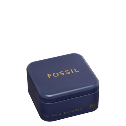 Set collar con aretes Fossil Sadie JF04881SET de acero inoxidable de color dorado para dama